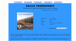 Desktop Screenshot of gallicthunderbolt.ocotilloroad.com